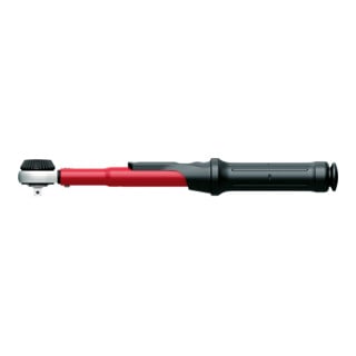 Gedore red Drehmomentschlüssel für Links- und Rechtsgewinde, 1/4 Zoll, 5-25 Nm, Stahlrohr, Rot/Schwarz