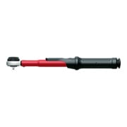 Gedore red Drehmomentschlüssel für Links- und Rechtsgewinde, 1/4 Zoll, 5-25 Nm, Stahlrohr, Rot/Schwarz