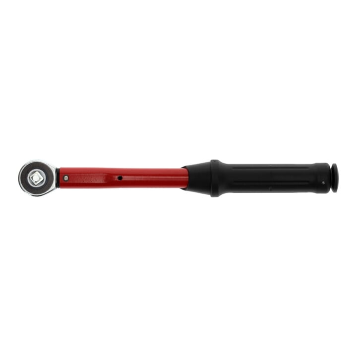 Gedore red Drehmomentschlüssel für Links- und Rechtsgewinde, 1/4 Zoll, 5-25 Nm, Stahlrohr, Rot/Schwarz