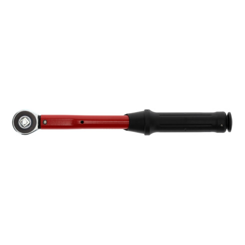 Gedore red Drehmomentschlüssel für Links- und Rechtsgewinde, 1/4 Zoll, 5-25 Nm, Stahlrohr, Rot/Schwarz