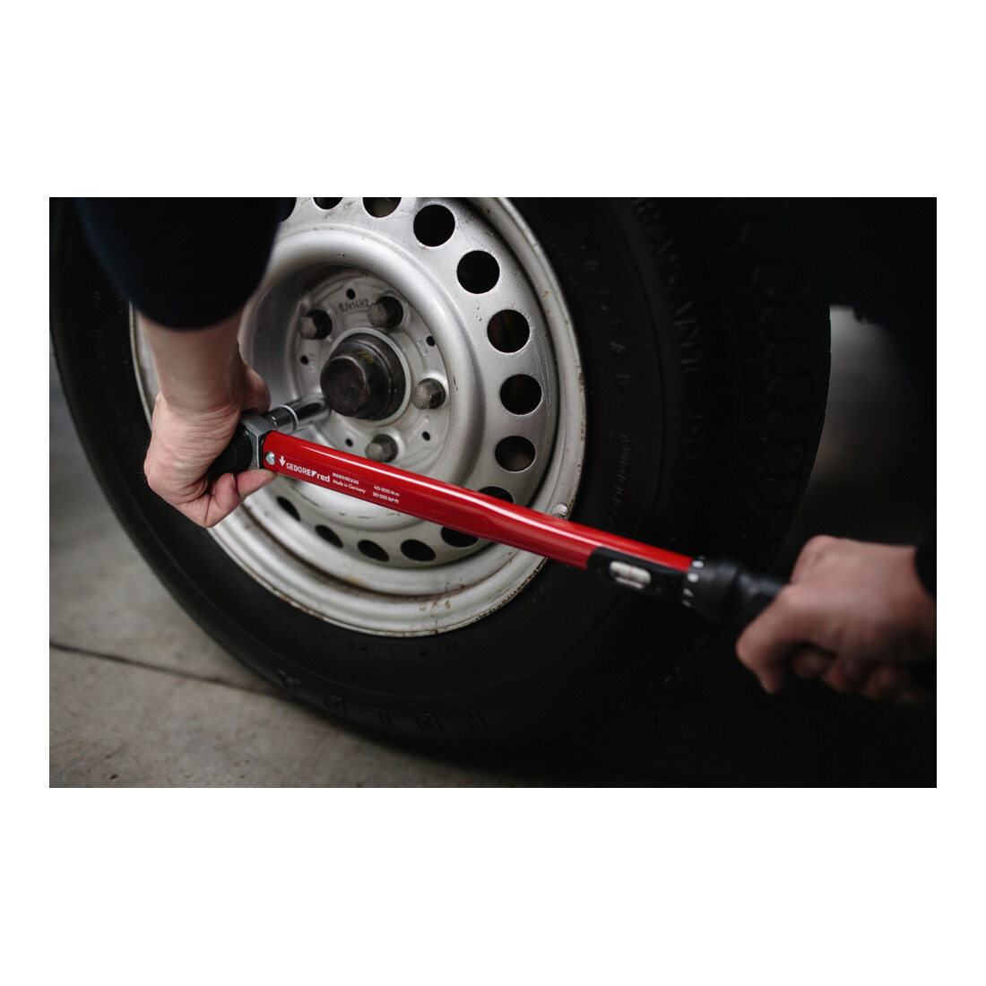 Gedore red Drehmomentschlüssel für Links- und Rechtsgewinde, 1/4 Zoll, 5-25 Nm, Stahlrohr, Rot/Schwarz