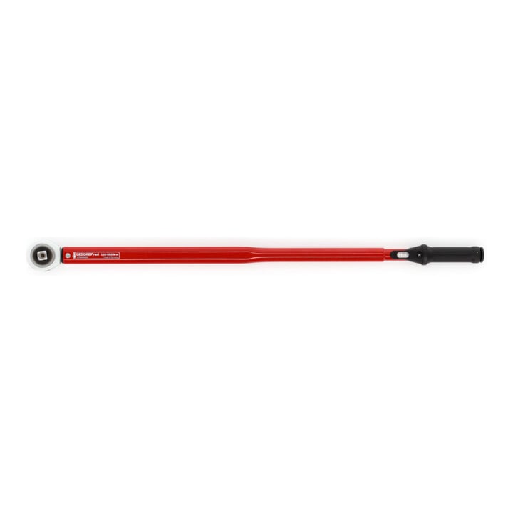 Gedore red Drehmomentschlüssel für Links- und Rechtsgewinde, 3/4 Zoll, 110-550 Nm, Stahlrohr, Rot/Schwarz