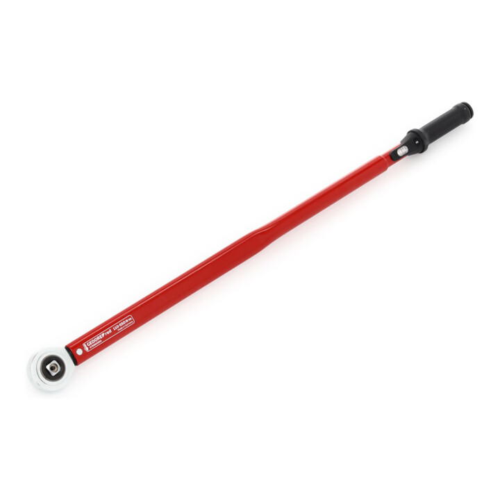 Gedore red Drehmomentschlüssel für Links- und Rechtsgewinde, 3/4 Zoll, 110-550 Nm, Stahlrohr, Rot/Schwarz