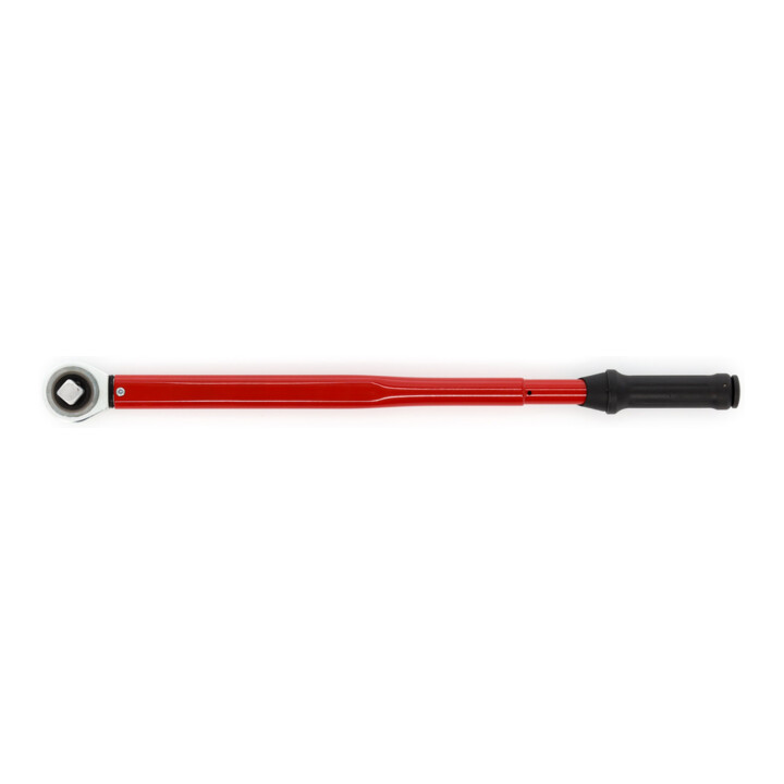 Gedore red Drehmomentschlüssel für Links- und Rechtsgewinde, 3/4 Zoll, 80-400 Nm, Stahlrohr, Rot/Schwarz