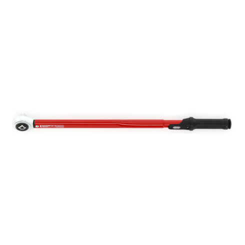 Gedore red Drehmomentschlüssel für Links- und Rechtsgewinde, 3/4 Zoll, 80-400 Nm, Stahlrohr, Rot/Schwarz