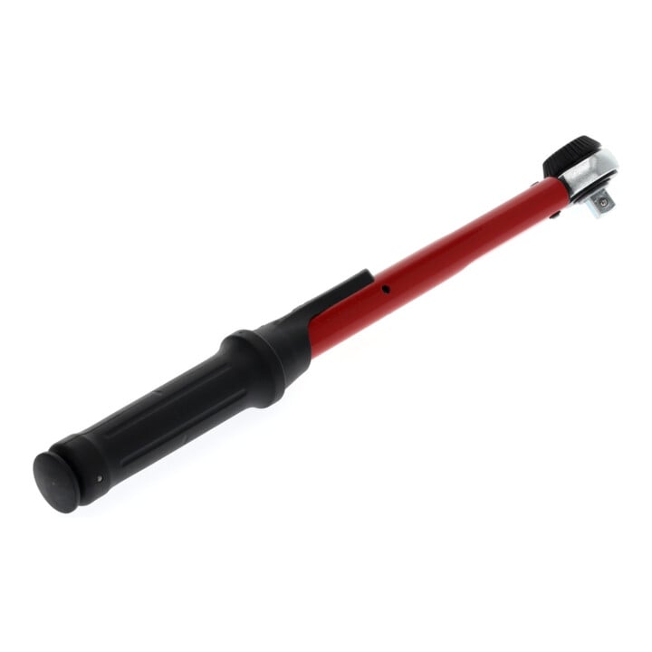 Gedore red Drehmomentschlüssel für Links- und Rechtsgewinde, 3/8 Zoll, 10-50 Nm, Stahlrohr, Rot/Schwarz