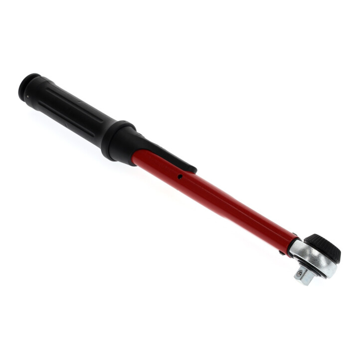 Gedore red Drehmomentschlüssel für Links- und Rechtsgewinde, 3/8 Zoll, 10-50 Nm, Stahlrohr, Rot/Schwarz