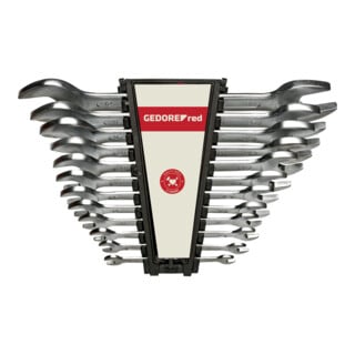 Gedore Red Dubbele Open Steeksleutelset SW 6-32mm 12dlg