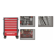 Gedore Red Ensemble d'outils dans servante WINGMAN rouge 129 pièces-1