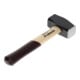 Gedore red Fäustel mit Holzgriff, 1000 g Kopfgewicht, Hammer mit Eschenstiel, Werkzeug, geschmiedet, Ringkeil, R92200040