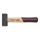Gedore red Fäustel mit Holzgriff, 5000 g Kopfgewicht, Hammer mit Eschenstiel, Werkzeug, geschmiedet, Ringkeil, R92200083