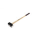 Gedore red Fäustel mit Holzgriff, 5000 g Kopfgewicht, Hammer mit Eschenstiel, Werkzeug, geschmiedet, Ringkeil, R92200083