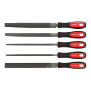 Gedore Red file set 3ct+4ct+flat+round+half 5 pcs.-2