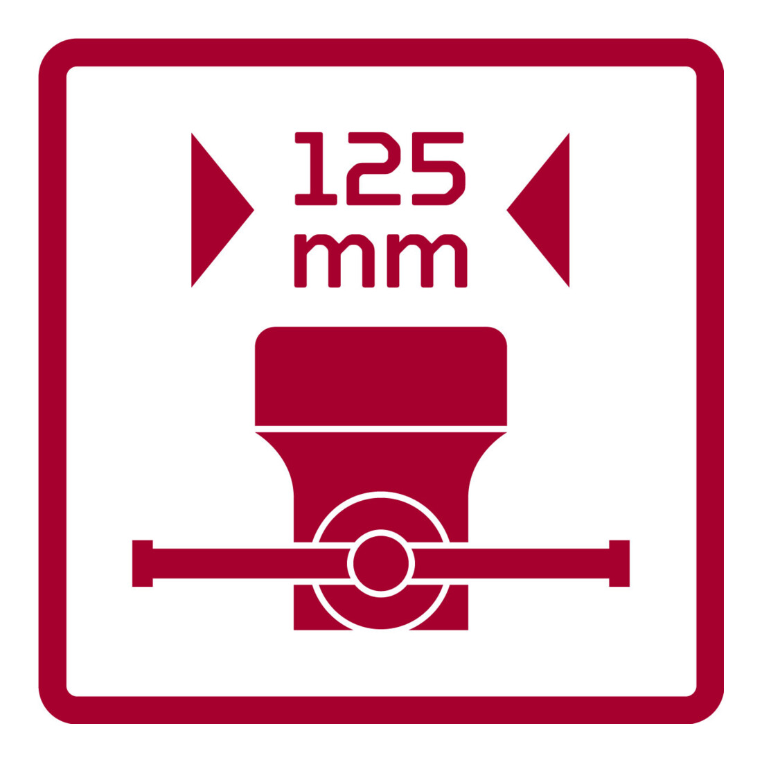 Gedore red Ganascia per morsa a vite . - largh. 125 mm rigida 19 kg