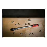 Gedore red Gelenk-Teleskopknarre, Umschaltbar,  Um 180° schwenkbarer Knarrenkopf, 1/2 Zoll, Ergonomischer 2K-Griff, Stahlrohr, Rot/Schwarz-5
