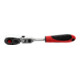 Gedore red Gelenk-Umschaltknarre mit ergonomischem 2K-Griff, Druckknopfauslösung, Feinverzahnung mit 72 Zähnen, 1/4 Zoll, Stahlrohr, Rot/Schwarz-4