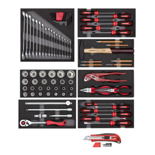 Gedore Red Gereedschap Set 8xCT-Modules +Cutter 81tlg