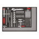 Gedore Red Gereedschapsset in werkplaatswagen MECHANIC R21560005, 129-dlg.