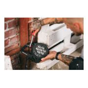 Gedore red Hebel-Umschaltknarre mit ergonomischem 2K-Griff, Druckknopfauslösung, Feinverzahnung mit 72 Zähnen, 1/2 Zoll, Stahlrohr, Rot/Schwarz-4