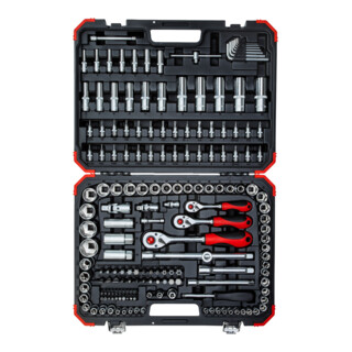 Gedore Red Jeu de clés à douilles 1/4+3/8+1/2 172pcs.