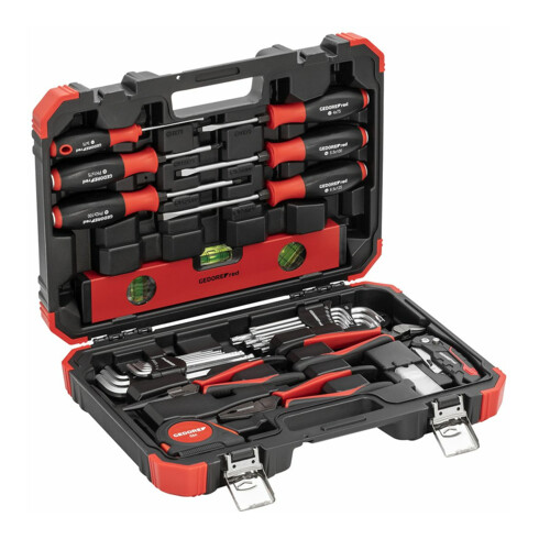 GEDORE red Jeu d'outils pour mesurer, couper et visser 43 pièces, R38003043