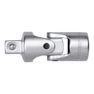 Gedore red Kardangelenk, 1/4'' 6,3 mm 4-kant Antrieb, 33 mm lang, Adapter, Werkzeug, Stahl matt verchromt, R45300005