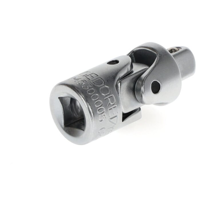 Gedore red Kardangelenk, 1/4'' 6,3 mm 4-kant Antrieb, 33 mm lang, Adapter, Werkzeug, Stahl matt verchromt, R45300005