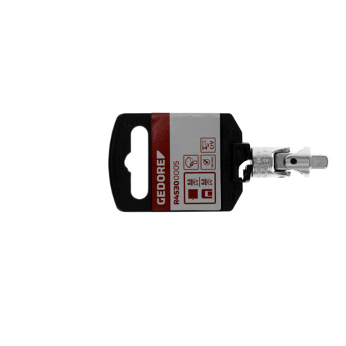 Gedore red Kardangelenk, 1/4'' 6,3 mm 4-kant Antrieb, 33 mm lang, Adapter, Werkzeug, Stahl matt verchromt, R45300005