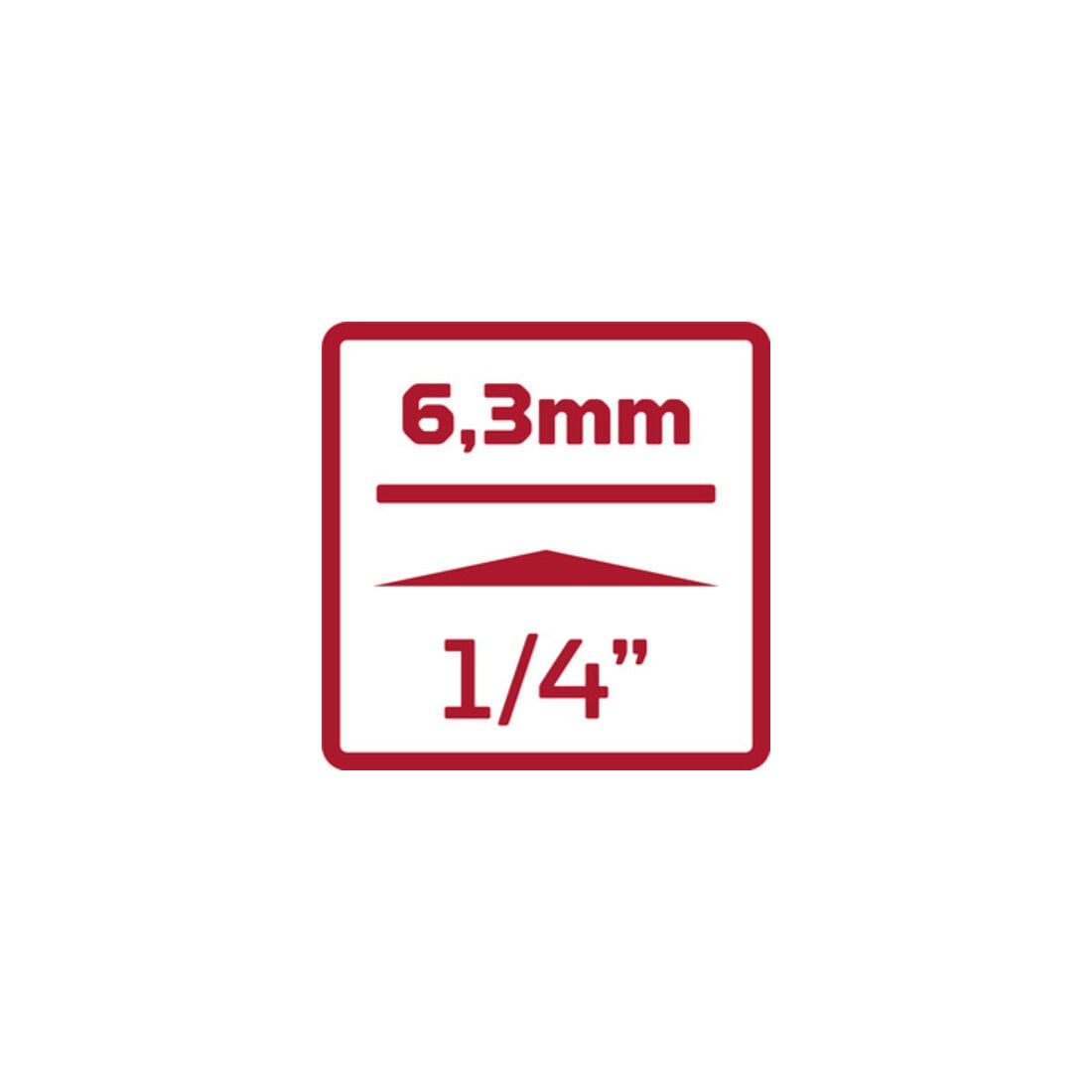 Gedore red Kardangelenk, 1/4'' 6,3 mm 4-kant Antrieb, 33 mm lang, Adapter, Werkzeug, Stahl matt verchromt, R45300005