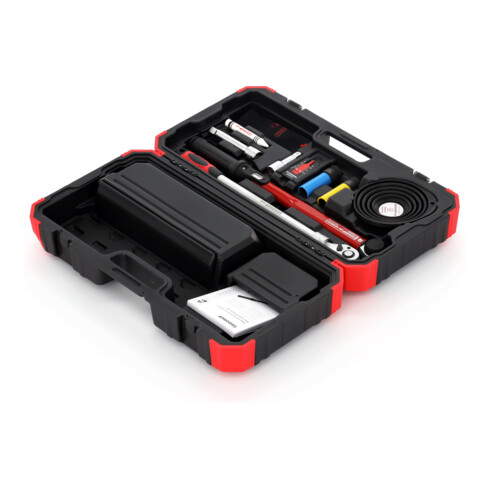 Gedore red Kit de montage de roue, kit 11 pièces, rempli, outillage pour bricoleurs automobiles, dans un coffret plastique, R68903011