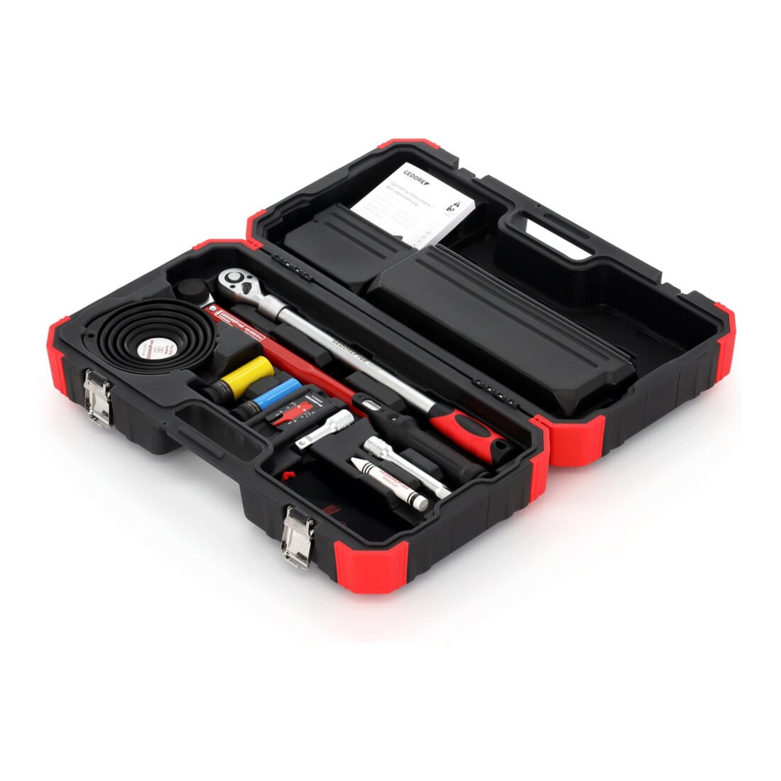 Gedore red Kit de montage de roue, kit 11 pièces, rempli, outillage pour bricoleurs automobiles, dans un coffret plastique, R68903011