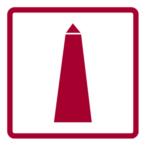 Gedore red Körner, Achtkantschaft, Ø-Schlagkopf 4 mm, angelassen, Stahl, 120 mm lang, Werkzeug, R90150415