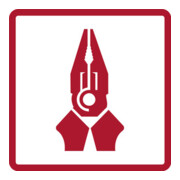 Gedore red Kombizange zum Schneiden/Halten/Drehen, für Flach- und Rundmaterial, Länge 200 mm, R28302200-2