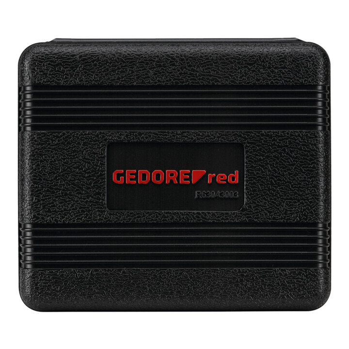 Gedore red Kraftschrauber-Steckschlüssel-Satz mit Schonhülsen, 3-teilig, 17/19/21 mm, Tiefenanschlag, Mit Farbkodierung, Chrom-Molybdän-Stahl
