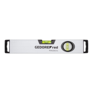 Gedore red Livella, lungh. 300 mm, con 2 livelle magn. in allum.