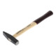 Gedore red Marteau de serrurier avec manche en bois, 200 g, manche en frêne, forgé, R92100008