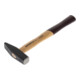 Gedore red Marteau de serrurier avec manche en bois, 500 g, manche en frêne, forgé, R92100020