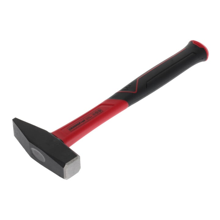Gedore red Marteau de serrurier avec manche en fibre de verre, 800 g, forgé, R92120032