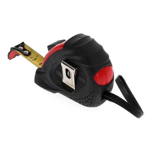 Gedore red Metro a nastro, 3 m, classe di precisione II, magnetico, riavvolgimento automatico, con clip metallica, R94550003