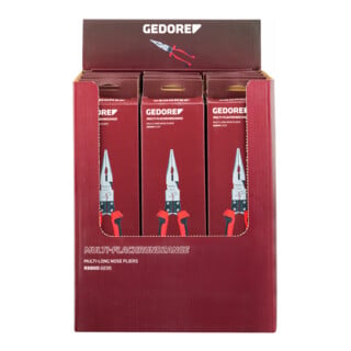 Gedore red Multi-Flachrundzange 12-teilig im Display