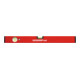 Gedore red Niveau à bulle, 300 mm de long, avec bulle verticale et horizontale, précision de mesure +/- 0,5 mm/m, R94100051