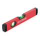 Gedore red Niveau à bulle, 300 mm de long, avec bulle verticale et horizontale, précision de mesure +/- 0,5 mm/m, R94100051