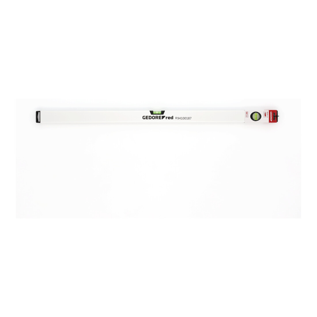Gedore red Niveau à bulle magnétique, 1000 mm de long, avec niveau vertical et horizontal, précision de mesure +/- 0,5 mm/m, R94100187