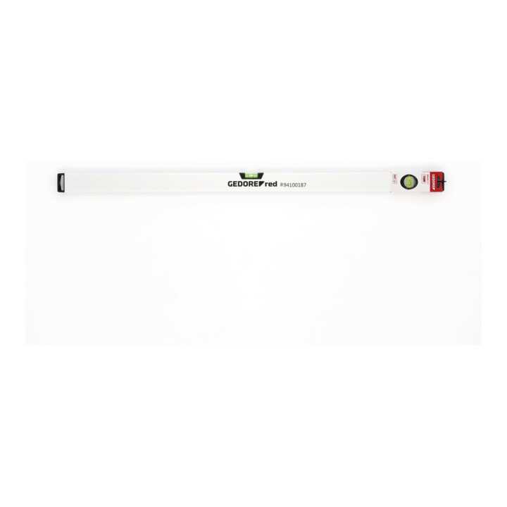 Gedore red Niveau à bulle magnétique, 1000 mm de long, avec niveau vertical et horizontal, précision de mesure +/- 0,5 mm/m, R94100187