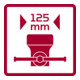 Gedore red Parallel-Schraubstock mit Amboss, starr, nach vorn öffnend, zentrisch, Backenbreite 125 mm, R93800150-3