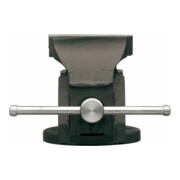 Gedore red Parallel-Schraubstock mit Amboss, starr, nach vorn öffnend, zentrisch, Backenbreite 125 mm, R93800150-4