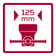 Gedore red Parallel-Schraubstock mit Amboss, starr, nach vorn öffnend, zentrisch, Backenbreite 125 mm, R93800150-4