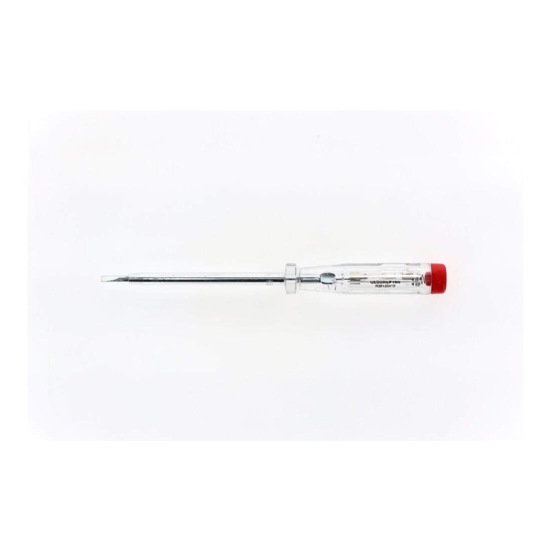 Gedore red Phasenprüfer mit Schlagzähler, Messbereich 220 - 250 Volt, mit Abrutschschutz, Klingenlänge 140 mm, R38120419