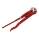 Gedore red Pince à tube d’angle 45°, ouverture 40 mm/1 pouce, mâchoire S, massive, denture décalée, R27140010