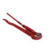 Gedore red Pince à tube d’angle 45°, ouverture 40 mm/1 pouce, mâchoire S, massive, denture décalée, R27140010